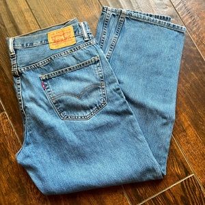 Men’s 550 Levi’s 36X30 (Relaxed Fit) Blue denim jeans.  Great buy!